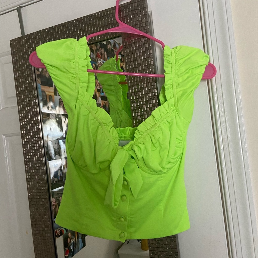 princess polly cropped shirt